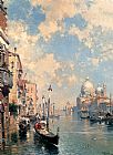 Franz Richard Unterberger The Grand Canal, Venice painting